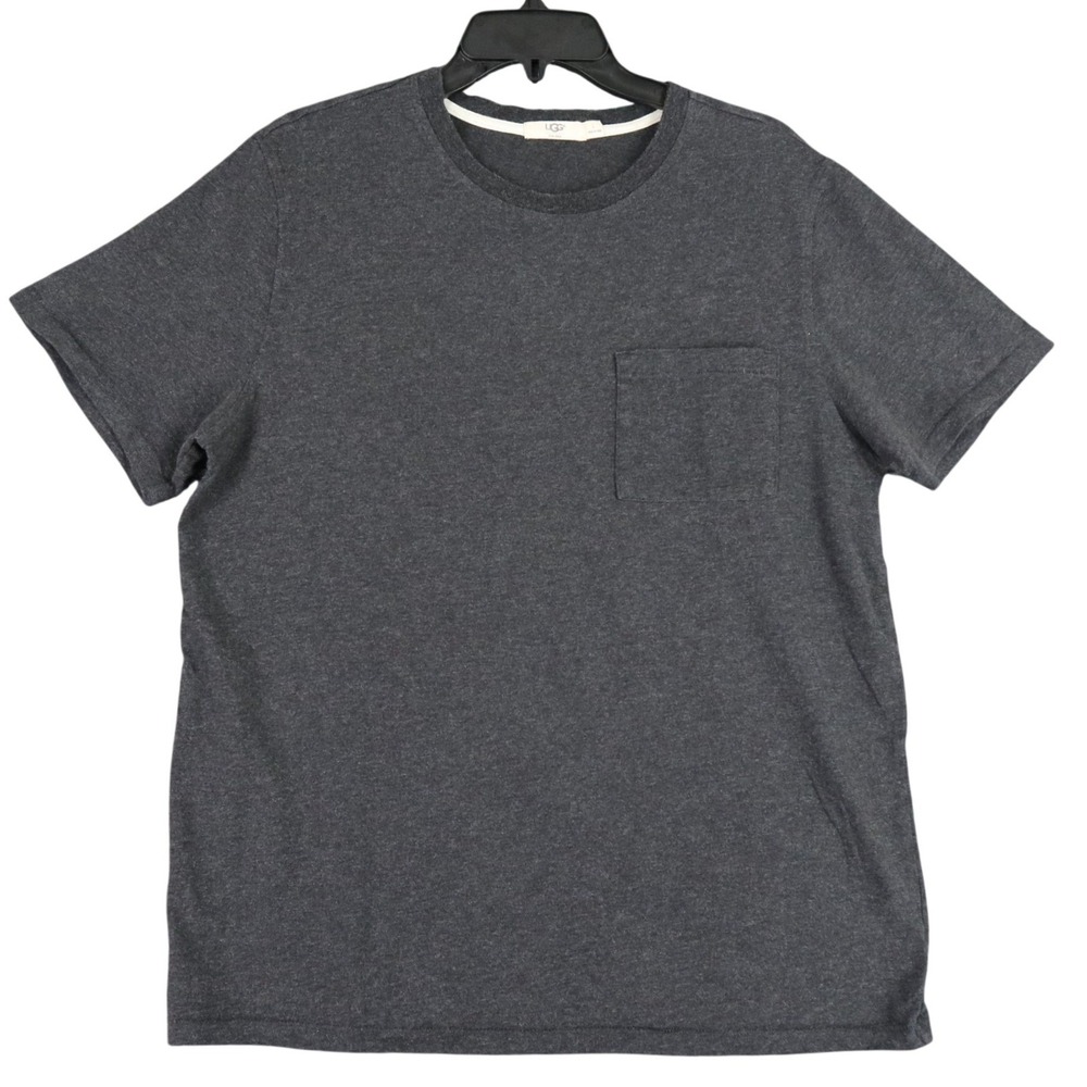 UGG For Men T-Shirt Mens L Short Sleeve Pocket Tee Cotton Jersey Casual Lounge